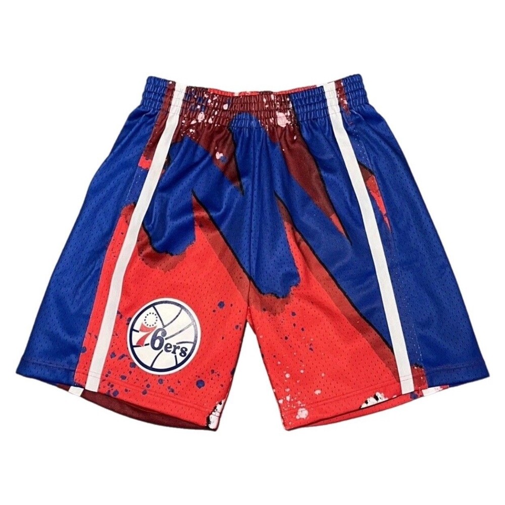 Philadelphia 76ers Shorts NBA Mitchell & Ness Hoops Swingman Men’s Size Medium